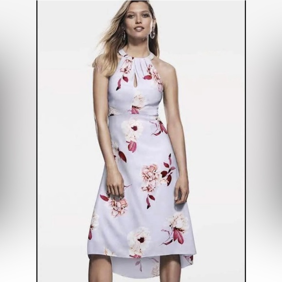 Portman’s Signature Royal Blooms Size 10 Pastel Lilac Floral Dress NWT - Picture 9 of 9